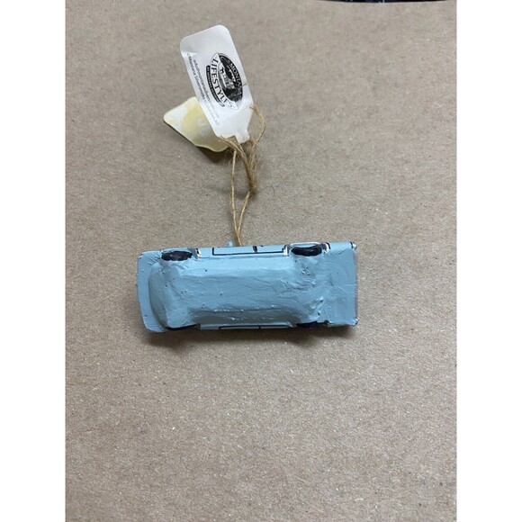 Montana Lifestyles Christmas Ornament Blue Rodeo Rig Car with Bullhorns Western - Picture 5 of 6